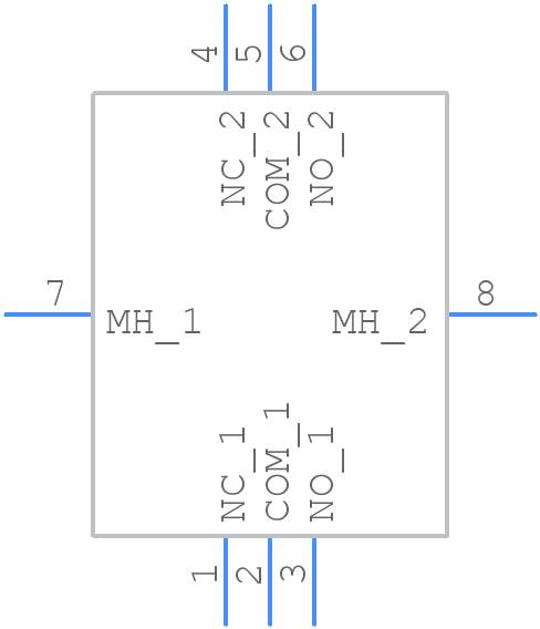 SK22D02L4 - XKB Connectivity - PCB symbol