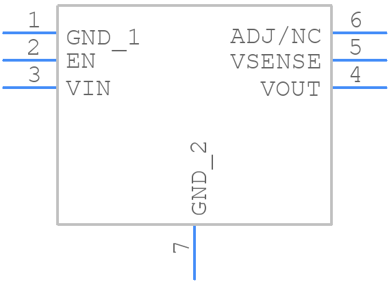 LDO40LPURY - STMicroelectronics - PCB symbol