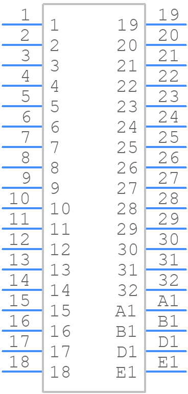 966658-1 - TE Connectivity - PCB symbol