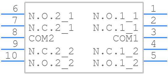 SS-3456S-02-L3 - XKB Connectivity - PCB symbol