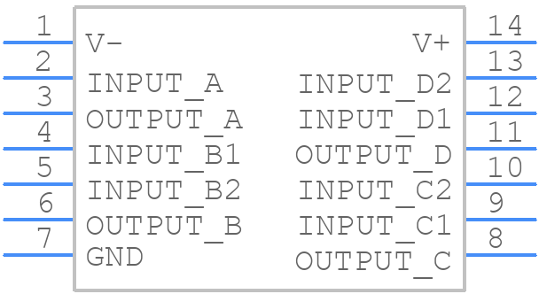 DS14C88M/NOPB - Texas Instruments - PCB symbol