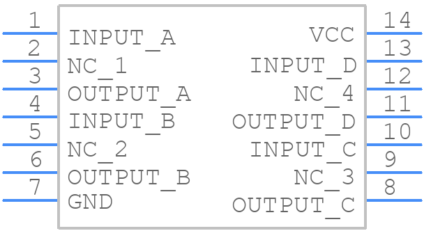 DS14C89AM/NOPB - Texas Instruments - PCB symbol