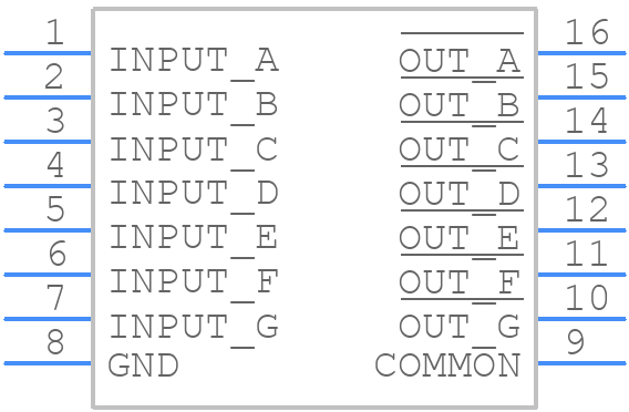 DS2003TM - Texas Instruments - PCB symbol