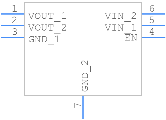 MIC94345-GYMT-TR - Microchip - PCB symbol