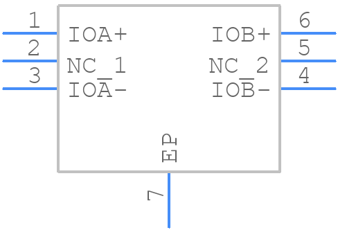 DS80EP100SD/NOPB - Texas Instruments - PCB symbol