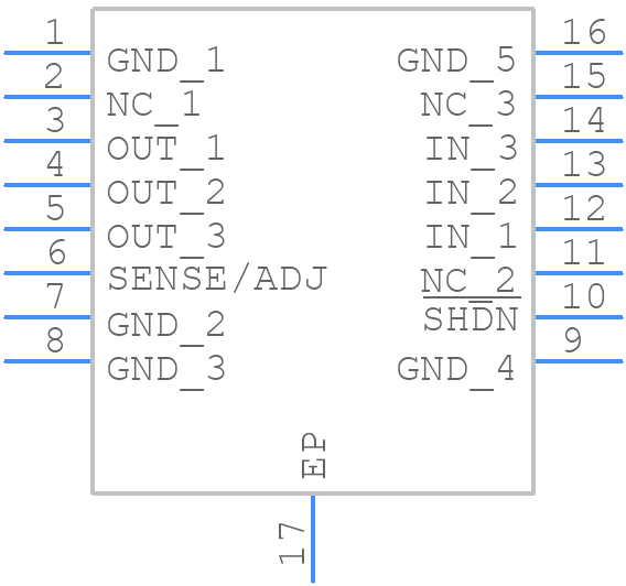 LT1764AEFE#TRPBF - Analog Devices - PCB symbol