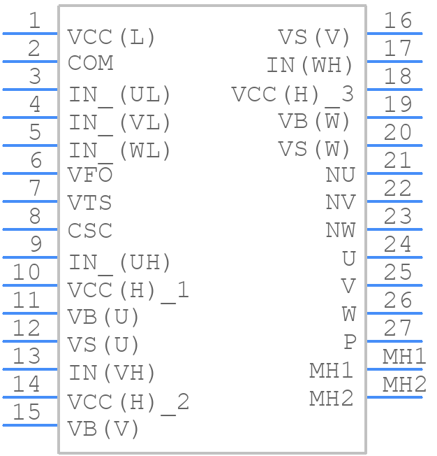FAM65V05DF1 - onsemi - PCB symbol