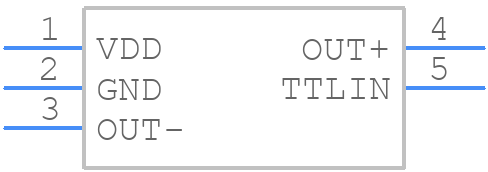 DS90LV011ATMF/NOPB - Texas Instruments - PCB symbol