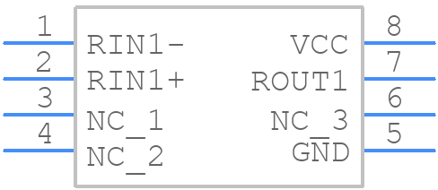 DS90LV018ATM/NOPB - Texas Instruments - PCB symbol