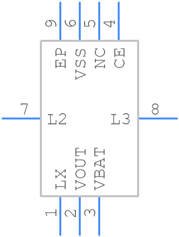 XCL100A191ER-G - Torex - PCB symbol
