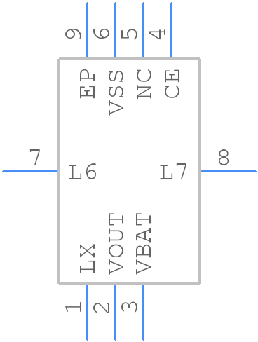 XCL100A231ER-G - Torex - PCB symbol