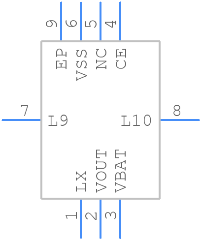XCL100A261ER-G - Torex - PCB symbol