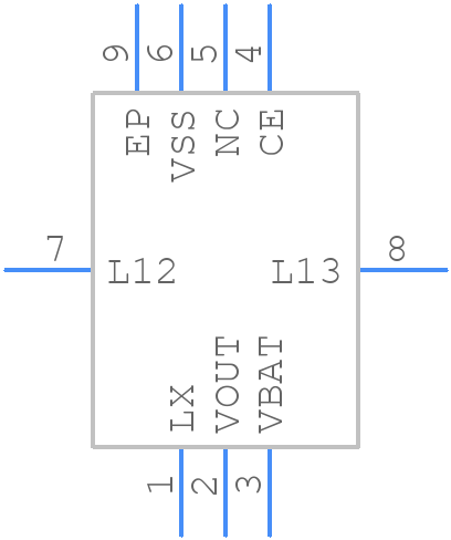 XCL100A291ER-G - Torex - PCB symbol