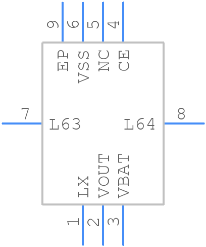 XCL100B471ER-G - Torex - PCB symbol