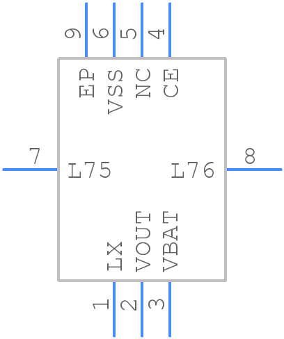 XCL100C261ER-G - Torex - PCB symbol