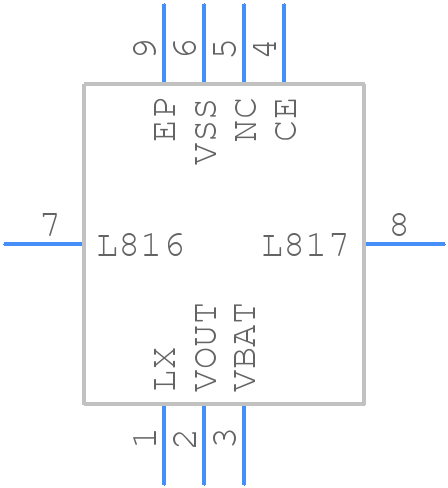 XCL100A416ER-G - Torex - PCB symbol