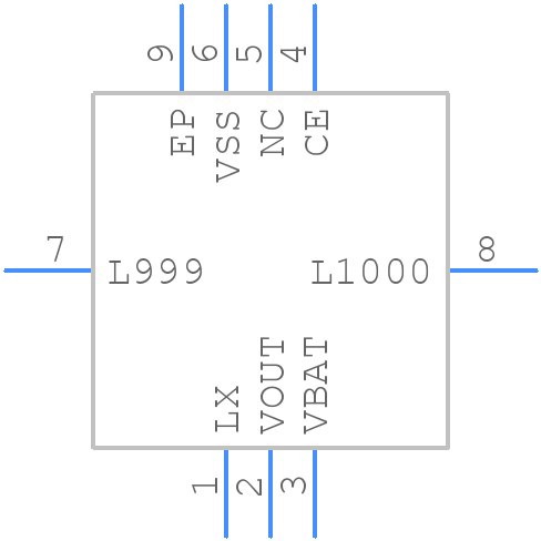 XCL100A268ER-G - Torex - PCB symbol