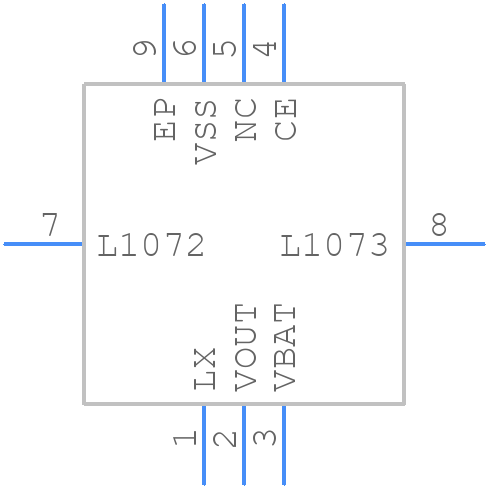 XCL100C338ER-G - Torex - PCB symbol