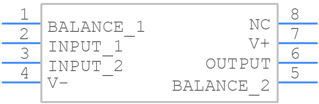 LF356M/NOPB - Texas Instruments - PCB symbol