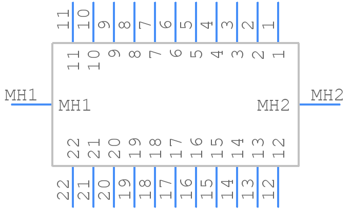 221Y22F22H - Nicomatic - PCB symbol