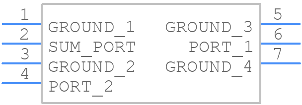 SBB-2-13+ - Mini-Circuits - PCB symbol