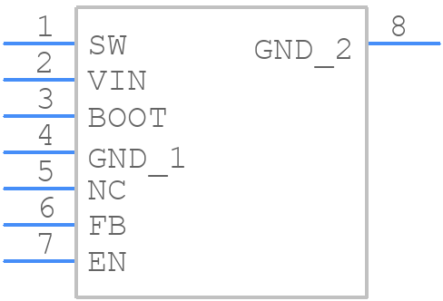 LM22676TJ-5.0/NOPB - Texas Instruments - PCB symbol