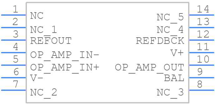 LM10CWM - Texas Instruments - PCB symbol