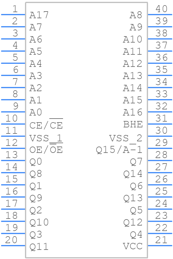 KM23C4100-20 - SAMSUNG - PCB symbol