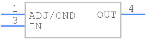 LM1117DT-2.5/NOPB - Texas Instruments - PCB symbol
