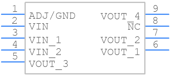 LM1117LD-3.3 - Texas Instruments - PCB symbol