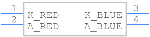 SML-024UBT - ROHM Semiconductor - PCB symbol
