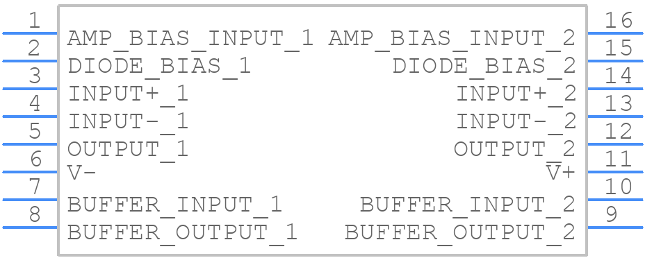 LM13700M/NOPB - Texas Instruments - PCB symbol