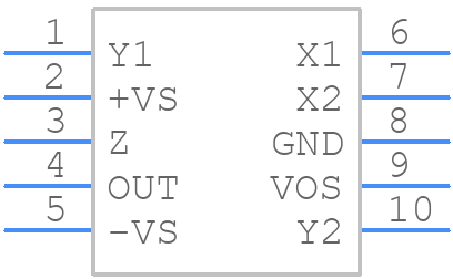 AD532KHZ - Analog Devices - PCB symbol