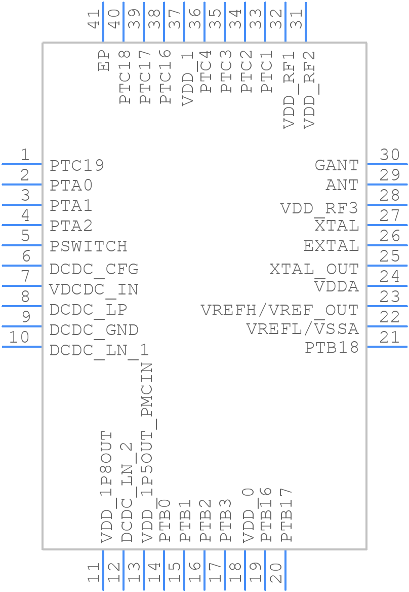 MKW35A512VFP4 - NXP - PCB symbol