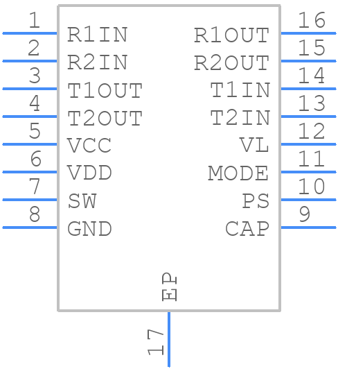 LTC2804CDHC#PBF - Analog Devices - PCB symbol