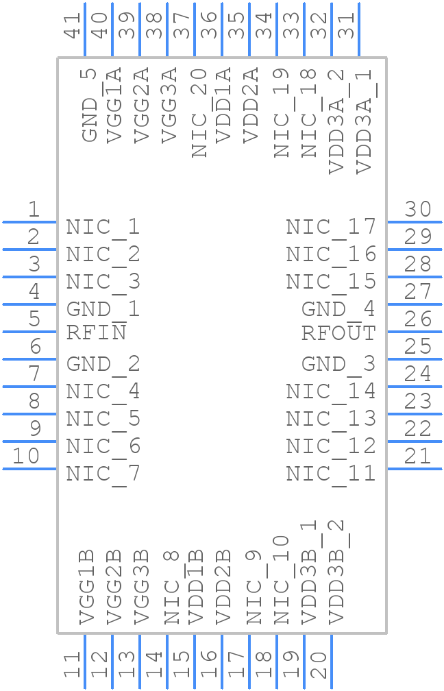 HMC8415LP6GE - Analog Devices - PCB symbol