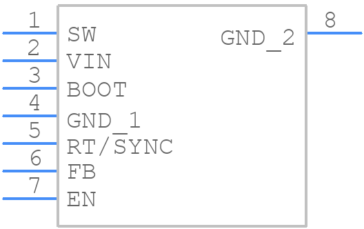 LM22670TJE-ADJ/NOPB - Texas Instruments - PCB symbol