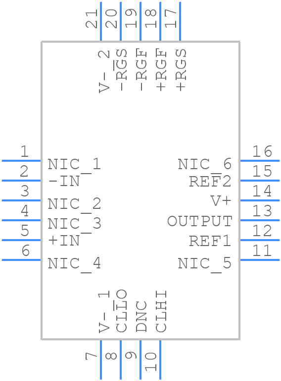 LT6372HUDC-0.2#PBF - Analog Devices - PCB symbol
