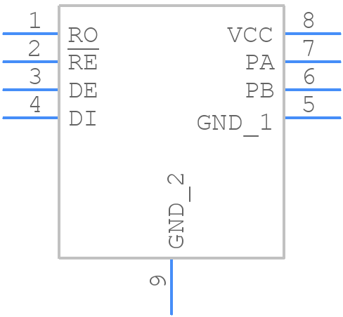 LTC2876HMS8E#TRPBF - Analog Devices - PCB symbol