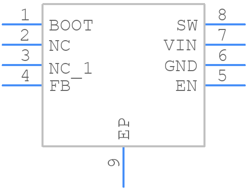 LM22675MRE-ADJ/NOPB - Texas Instruments - PCB symbol