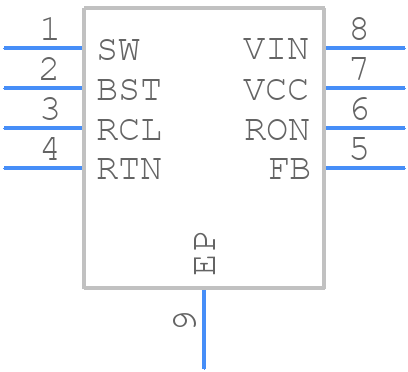 LM25007SD - Texas Instruments - PCB symbol