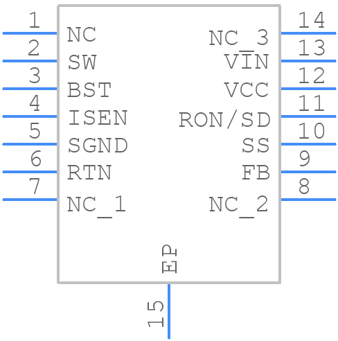 LM25010MH - Texas Instruments - PCB symbol