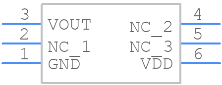 ABP2MRRT005PDAA5 - Honeywell - PCB symbol