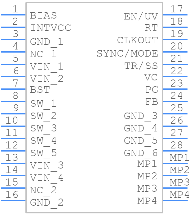 LT8643SIV-2#PBF - Analog Devices - PCB symbol