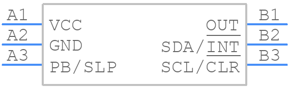MAX16163ANT0D+ - Analog Devices - PCB symbol