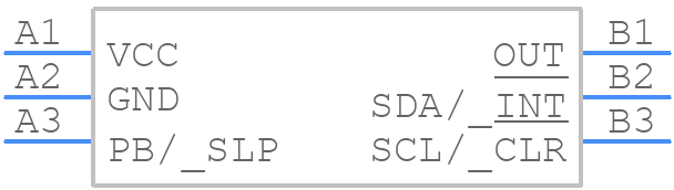 MAX16163ANT0D+T - Analog Devices - PCB symbol