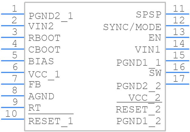 LM62460Q3RPHRQ1 - Texas Instruments - PCB symbol