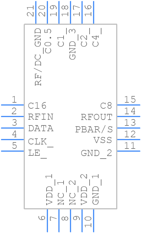 QPC3614SR - Qorvo - PCB symbol