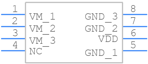XB8608A - Xysemi - PCB symbol