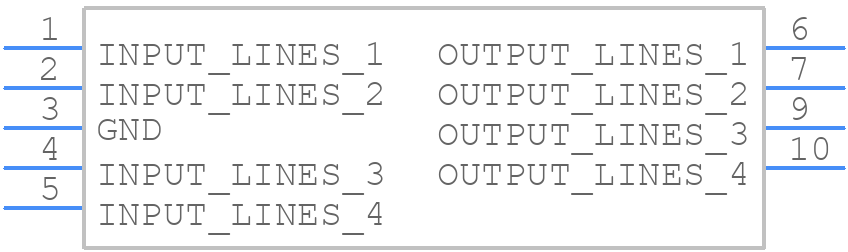 RClamp0524P - SEMTECH - PCB symbol